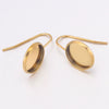 Stainless Steel Vacuum Goldplated Ushaped Ear Hook Welding Gem Holder