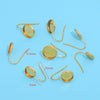 Stainless Steel Vacuum Goldplated Ushaped Ear Hook Welding Gem Holder
