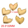 Stainless Steel Vacuum Peach Heart Drip Tray Jewelry Accessories Necklace With Dragon Pattern And Electroplating