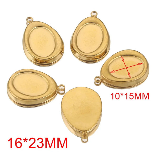 Stainless Steel Vacuum Peach Heart Drip Tray Jewelry Accessories Necklace With Dragon Pattern And Electroplating
