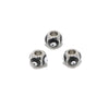 Stainless Steel Vacuum Plated Dripping Oil Eyes Pattern Bracelet Loose Beads