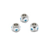 Stainless Steel Vacuum Plated Dripping Oil Eyes Pattern Bracelet Loose Beads