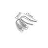 Stainless Steel Vacuum Plated Fish Shaped Handmade Earrings Accessories