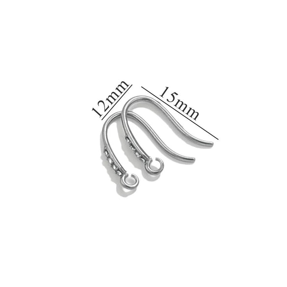 Stainless Steel Vacuum Plated Fish Shaped Handmade Earrings Accessories