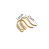 Stainless Steel Vacuum Plated Fish Shaped Handmade Earrings Accessories