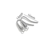 Stainless Steel Vacuum Plated Fish Shaped Handmade Earrings Accessories