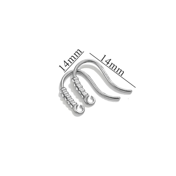 Stainless Steel Vacuum Plated Fish Shaped Handmade Earrings Accessories
