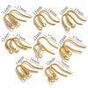 Stainless Steel Vacuum Plated Fish Shaped Handmade Earrings Accessories