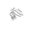 Stainless Steel Vacuum Plated Fish Shaped Handmade Earrings Accessories