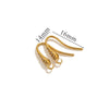 Stainless Steel Vacuum Plated Fish Shaped Handmade Earrings Accessories