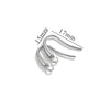 Stainless Steel Vacuum Plated Fish Shaped Handmade Earrings Accessories