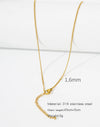 Stainless Steel Vacuum Plated O Shaped Chain Minimalist Unisex Diy Jewelry Accessories