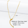 Stainless Steel Vacuum Plated O Shaped Chain Minimalist Unisex Diy Jewelry Accessories