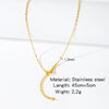 Stainless Steel Vacuum Plated O Shaped Chain Minimalist Unisex Diy Jewelry Accessories