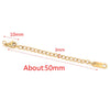 Stainless Steel Vacuum Plated Tail Chain Extension Chain Jewelry Accessories Material