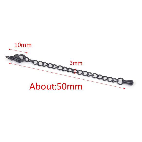Stainless Steel Vacuum Plated Tail Chain Extension Chain Jewelry Accessories Material
