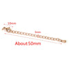 Stainless Steel Vacuum Plated Tail Chain Extension Chain Jewelry Accessories Material