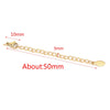Stainless Steel Vacuum Plated Tail Chain Extension Chain Jewelry Accessories Material