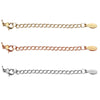 Stainless Steel Vacuum Plated Tail Chain Extension Chain Jewelry Accessories Material