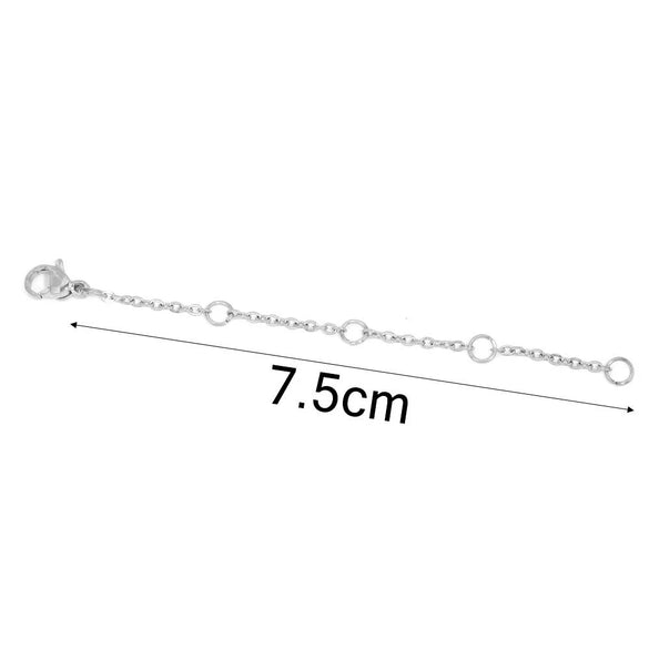 Stainless Steel Vacuum Plated Totem Style Handmade Jewelry Material For Bracelet And Necklace With Tail Chain And Lobster Clasp