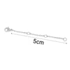 Stainless Steel Vacuum Plated Totem Style Handmade Jewelry Material For Bracelet And Necklace With Tail Chain And Lobster Clasp