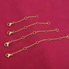 Stainless Steel Vacuum Plated Totem Style Handmade Jewelry Material For Bracelet And Necklace With Tail Chain And Lobster Clasp