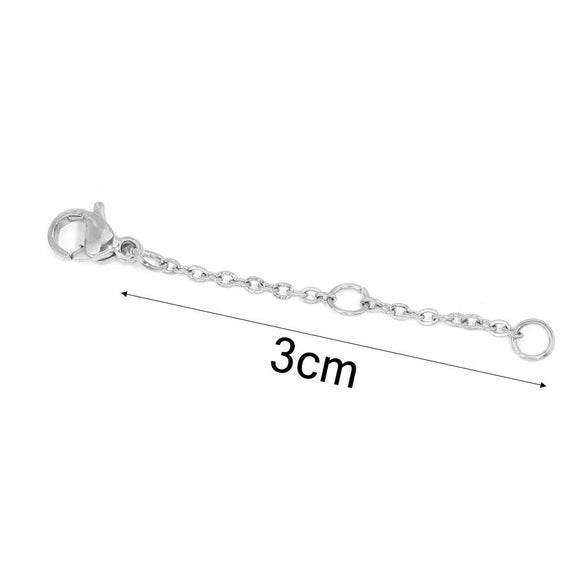 Stainless Steel Vacuum Plated Totem Style Handmade Jewelry Material For Bracelet And Necklace With Tail Chain And Lobster Clasp