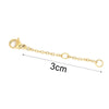 Stainless Steel Vacuum Plated Totem Style Handmade Jewelry Material For Bracelet And Necklace With Tail Chain And Lobster Clasp