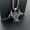 Stainless Steel Viking Celtic Knot Pendant Polished Men's Necklace Jewelry