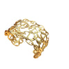 Stainless Steel Vintage Geometric Open Hydraulic Pig Nose Hollow Adjustable Nonfading Electroplated Bracelet