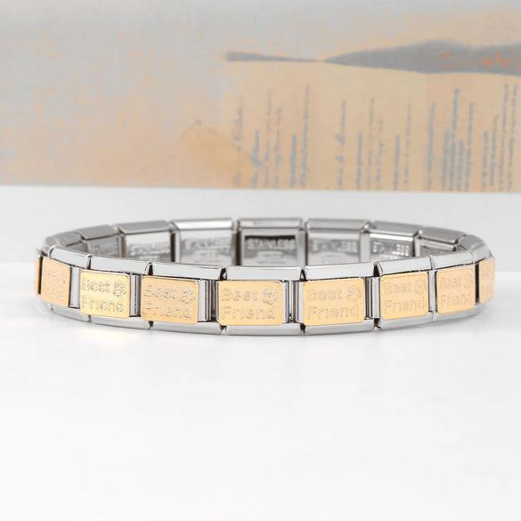 1 Piece Stainless Steel Constellation Heart Shape Crown Bracelet DIY Module Accessories