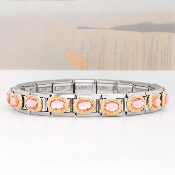 1 Piece Stainless Steel Constellation Heart Shape Crown Bracelet DIY Module Accessories