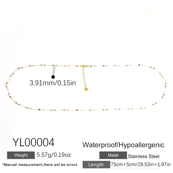 Stainless Steel Waist Chain Tropical Style Natural Shell Waist Ornament