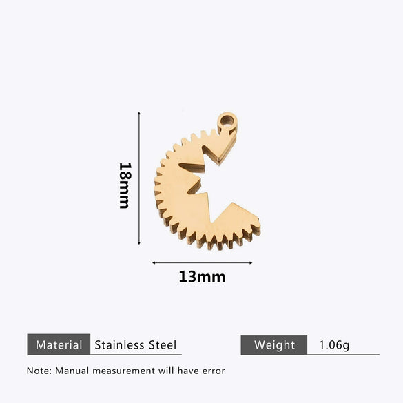 Stainless Steel Water Drop Bohemian Totem Charm Pendant Hanging Earrings With Electroplating