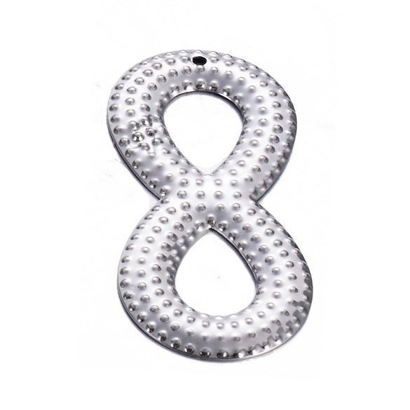 Stainless Steel Water Drop 8 Shaped Jewelry Accessories Electroplated For Diy Earrings Necklace Pendant