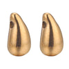 Stainless Steel Water Drops Pendant Diy Jewelry Handmade Accessories With Vacuum Plated And Electroplated Treatment