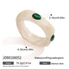 Stainless Steel Waveshaped Open Bangle Bracelet With Geometric Plated Finish Fashion Jewelry