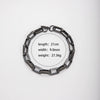 Stainless Steel Wide Tshaped Long Box Chain Bracelet With Geometric Rhombus Design Electroplated Unisex Fashion Jewelry
