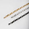 Stainless Steel Wide Tshaped Long Box Chain Bracelet With Geometric Rhombus Design Electroplated Unisex Fashion Jewelry
