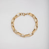 Stainless Steel Wide Tshaped Long Box Chain Bracelet With Geometric Rhombus Design Electroplated Unisex Fashion Jewelry