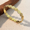 Stainless Steel Women's Bracelets Retro Geometric Electroplated Jewelry