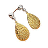 Stainless Steel Women's Geometric Retro Minimalist Electroplated Earrings