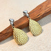 Stainless Steel Women's Geometric Retro Minimalist Electroplated Earrings