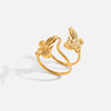 Stainless Steel Women's Light Luxury Animal Butterfly Zodiac Electroplated Bracelet