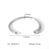 Stainless Steel Women's Minimalist Geometric Electroplated Bracelet
