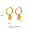 Stainless Steel Women's Natural Style Earrings With Bow And Geometric Pattern Electroplated