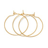 Stainless Steel 9 Word Circle Geometric Electroplated Women's Earrings Accessories