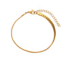 Stainless Steel Woven Flat Chain Electroplated Unisex Animal Style Bracelet Jewelry Accessories