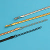 Stainless Steel Woven Flat Chain Electroplated Unisex Animal Style Bracelet Jewelry Accessories