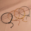 Stainless Steel Woven Flat Chain Electroplated Unisex Animal Style Bracelet Jewelry Accessories